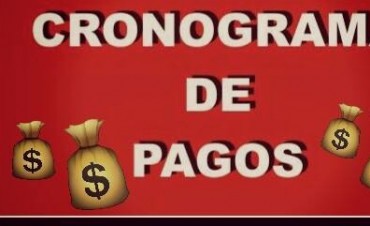 CRONOGRAMA DE PAGOS PROVINCIAL.